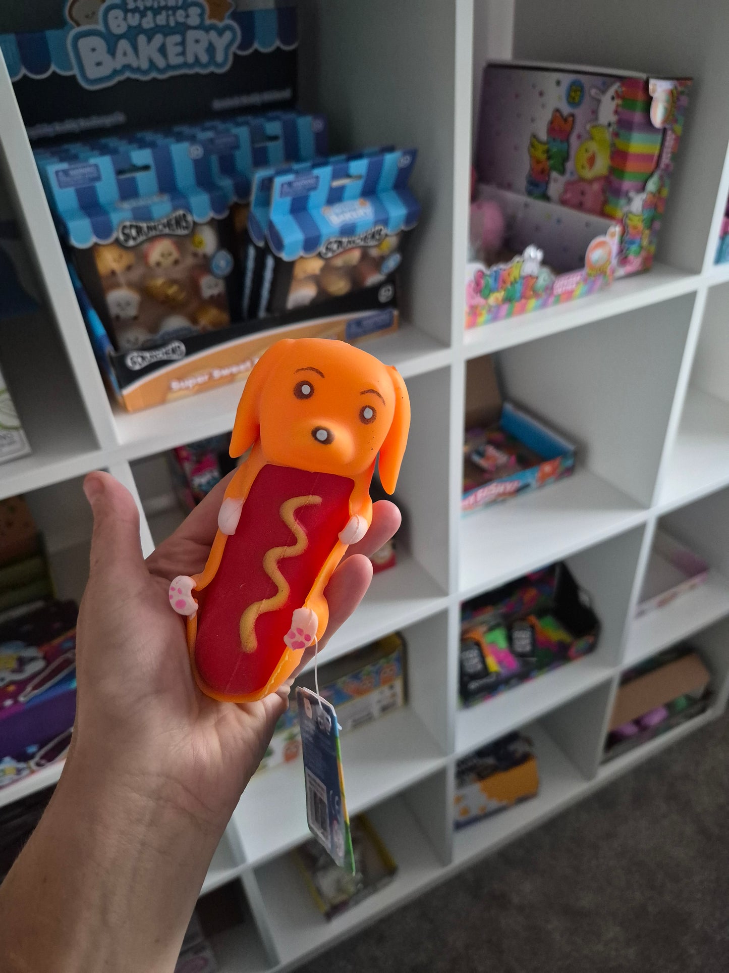 Keycraft Squeezy Hot Dog Sensory Toy