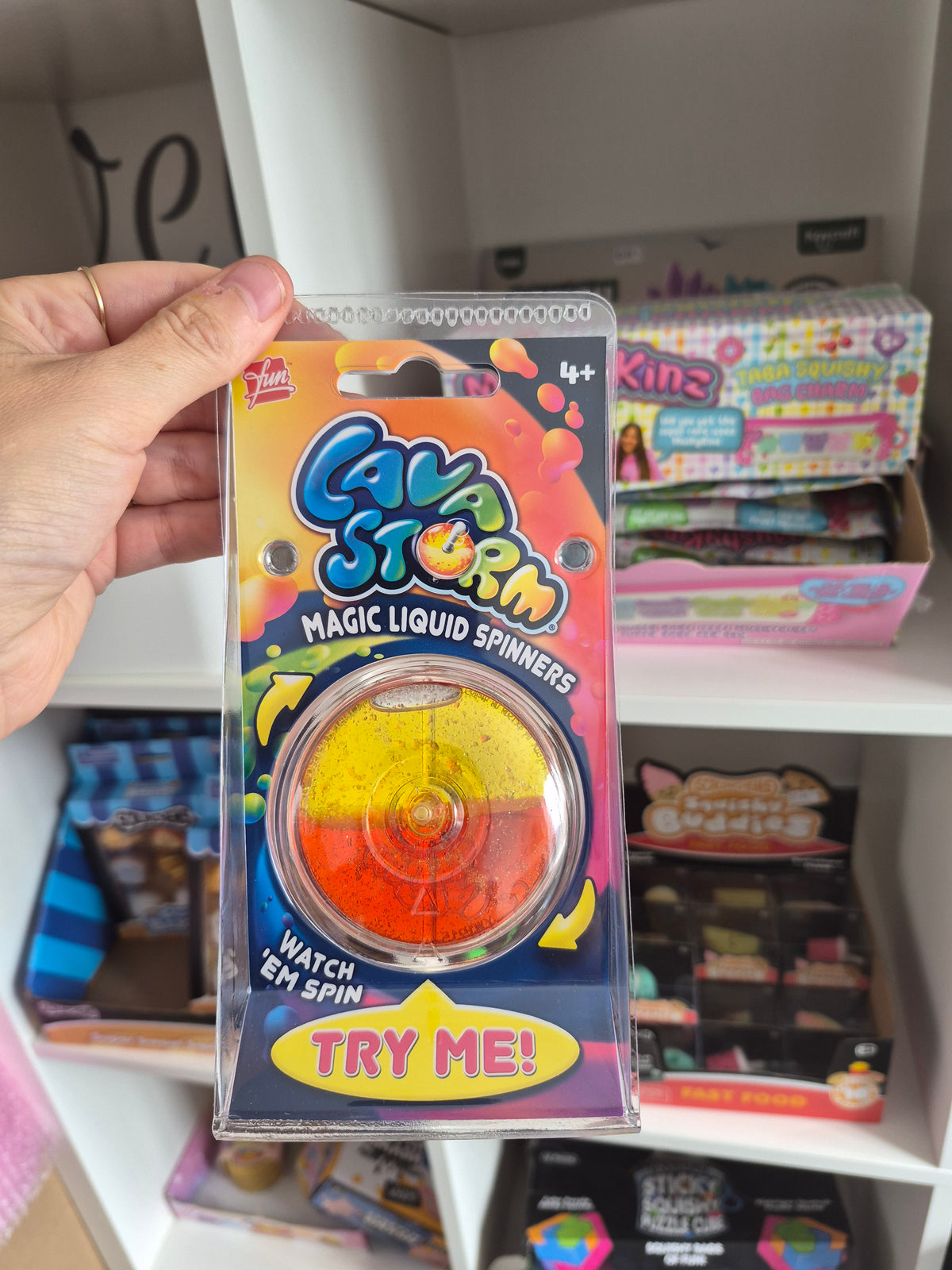 Lava Storm Magic Liquid Spinners