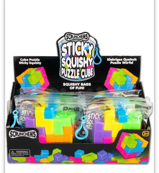 Scrunchems Sticky Squishy Puzzle Cube