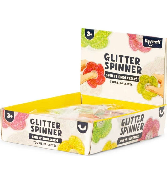 Glitter fidget spinner