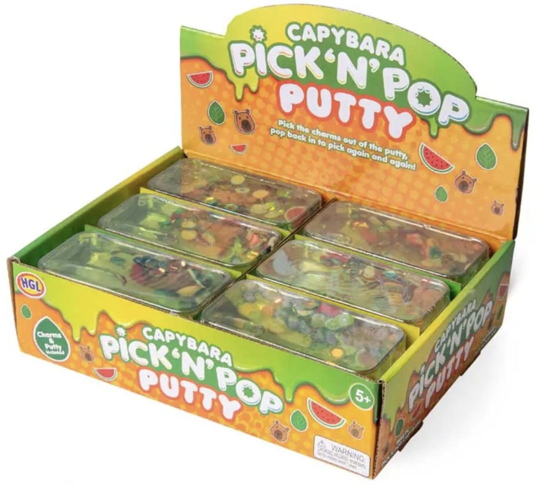 Capybara pick 'n' pop putty