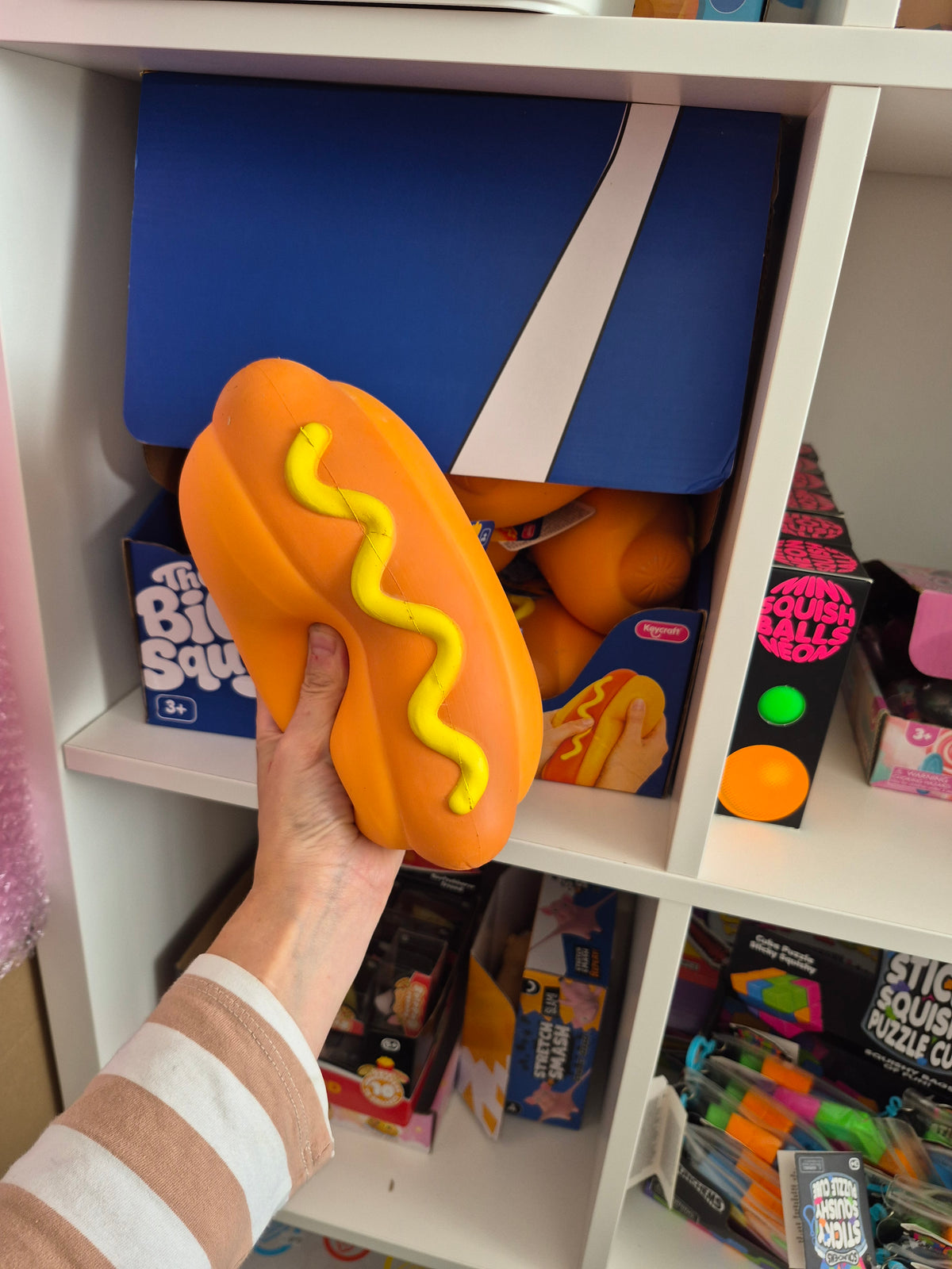 Keycraft Big Squij Hot Dog – Jumbo Squishy