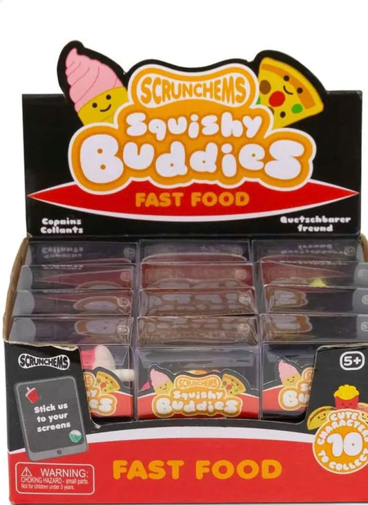 Scrunchems Squishy Buddies - Fast Food Assorted