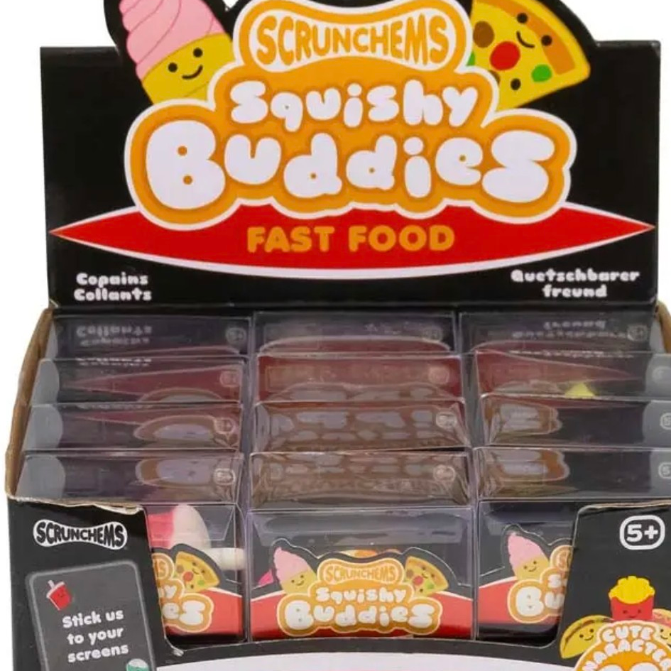 Scrunchems Squishy Buddies - Fast Food Assorted