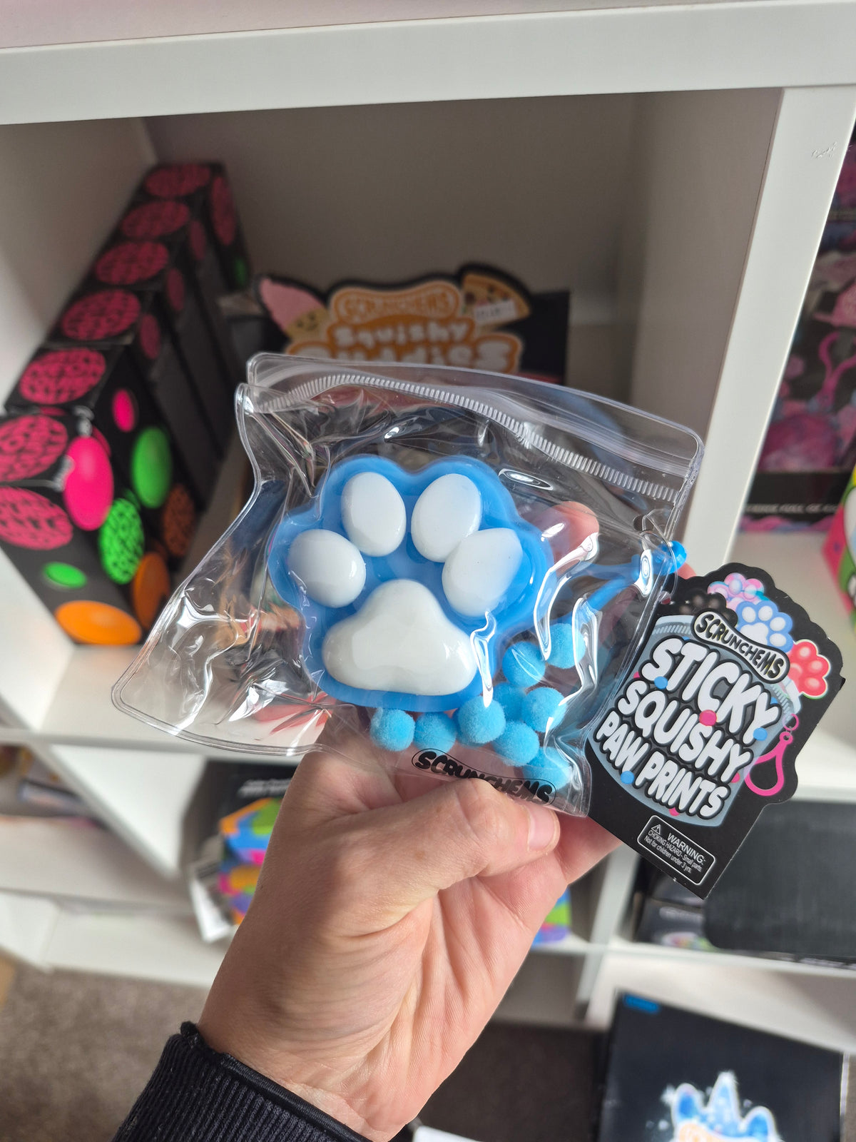 Scrunchems Sticky Squishy Paw Prints