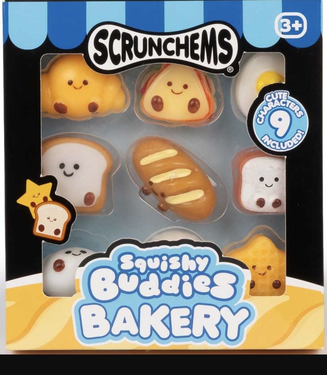 Scrunchems Squishy Buddies Bakery Set (9-Piece)