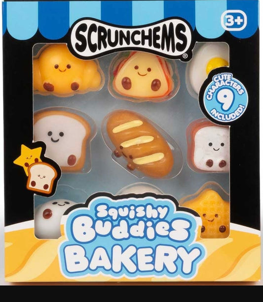 Scrunchems Squishy Buddies Bakery Set (9-Piece)